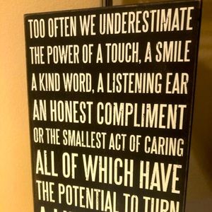 ⚫️ 3 for $30 • Inspiring Quote Wall Decor